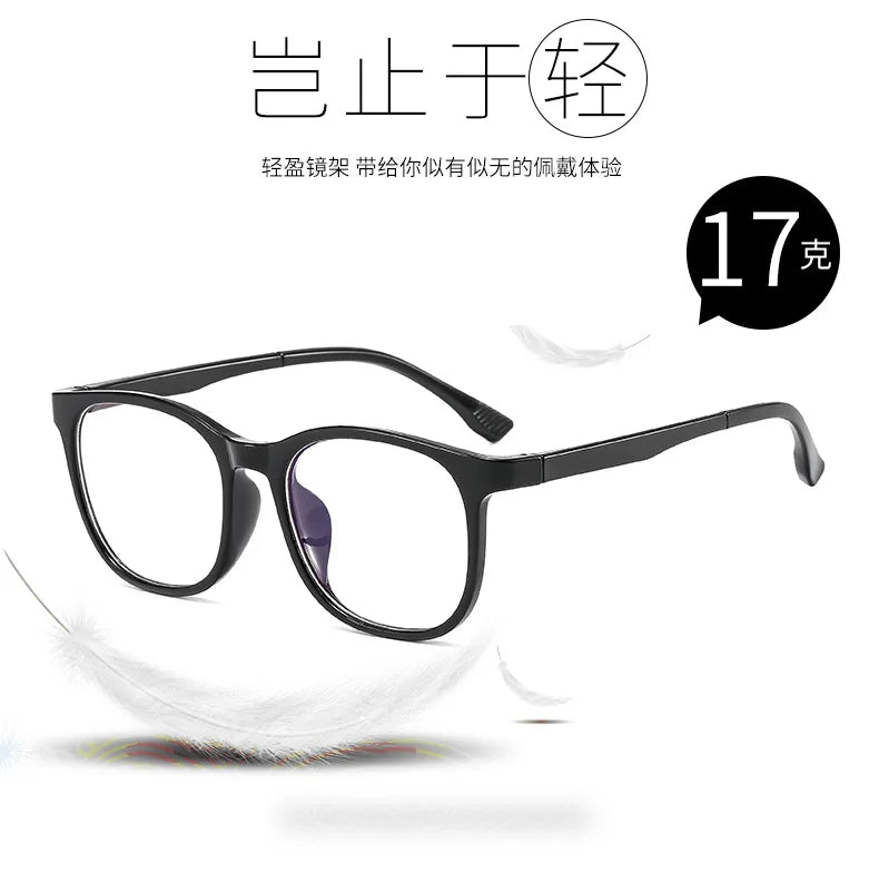 Transparent Computer Glasses Frame Women Men Anti Blue Light square Eyewear Blocking Glasses Optical Spectacle Eyeglass round