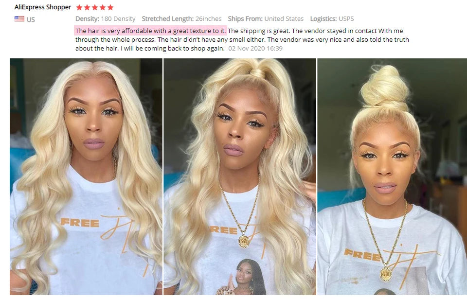 Blonde Body Wave Lace Front Wig HD Transparent Lace 13x4 13x6 Human Hair Wig 613 Pre Plucked Full Frontal Wigs For Black Women