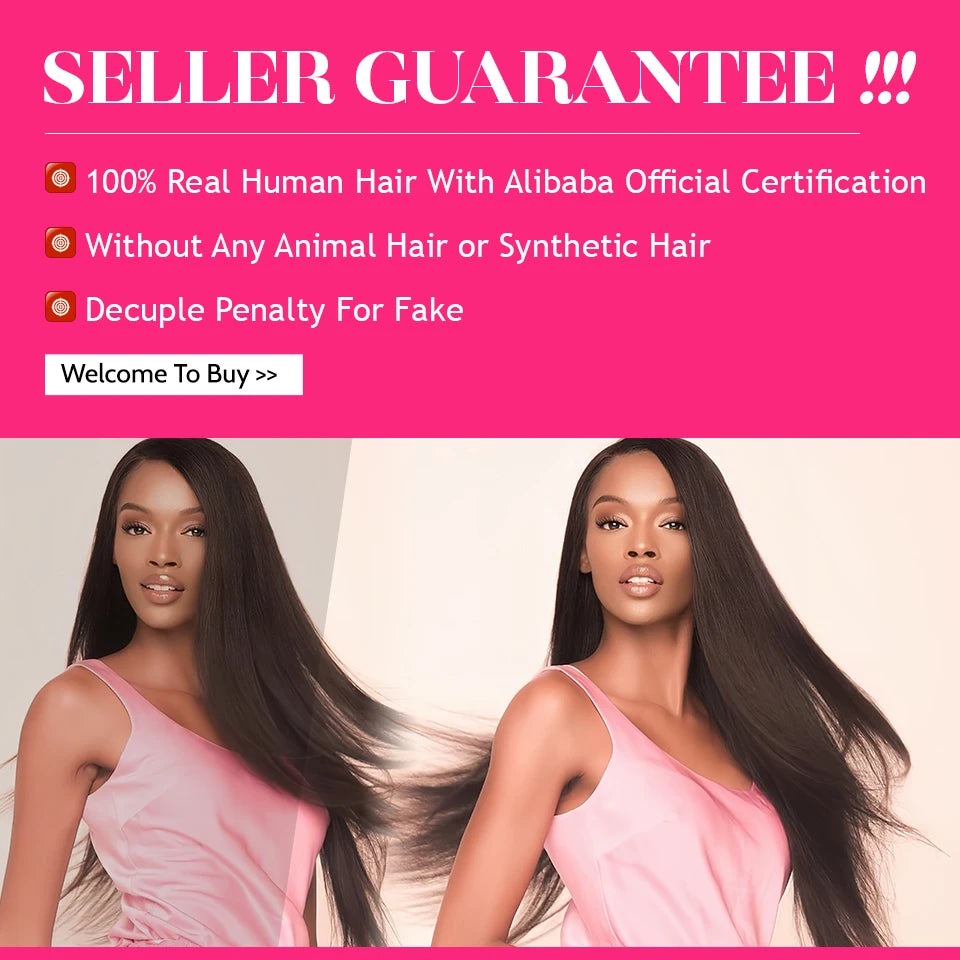 ISEE Hair Glueless Wig Human Hair Ready To Wear Straight Glueless Preplucked Wear And Go Wigs 6X4 HD Lace Front Wigs PreCut Lace