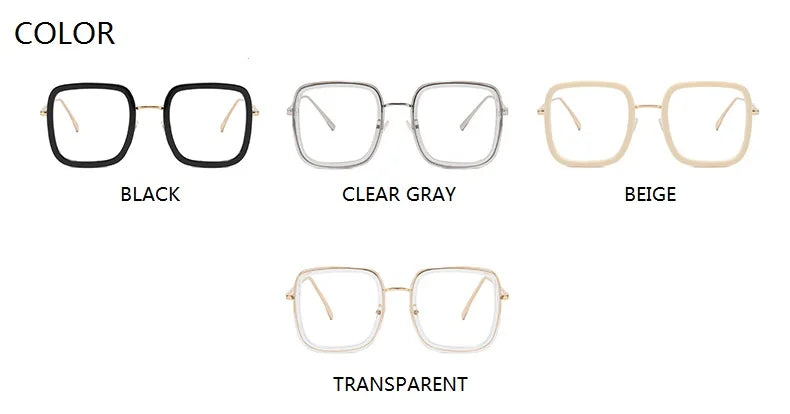 Square Computer Glasses Frame 2024 New In Trend Oversized Fashion Eyeglasses Anti Blue Light Blocking Glasses Frames Eyewear