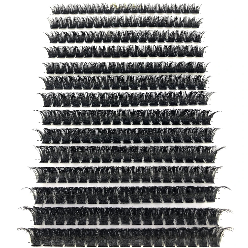 30D 40D 60D 80D Mixed Tray Individual Lashes 3D Russia Volume Eye Lashes Soft Natural Lashes Mink Lash Cluster False Eyelashes