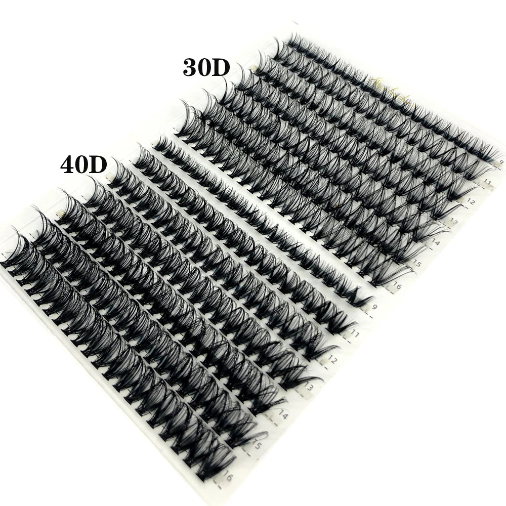 30D 40D 60D 80D Mixed Tray Individual Lashes 3D Russia Volume Eye Lashes Soft Natural Lashes Mink Lash Cluster False Eyelashes